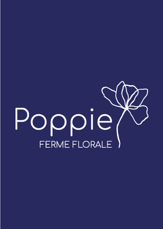 logo du projet Poppie ferme florale