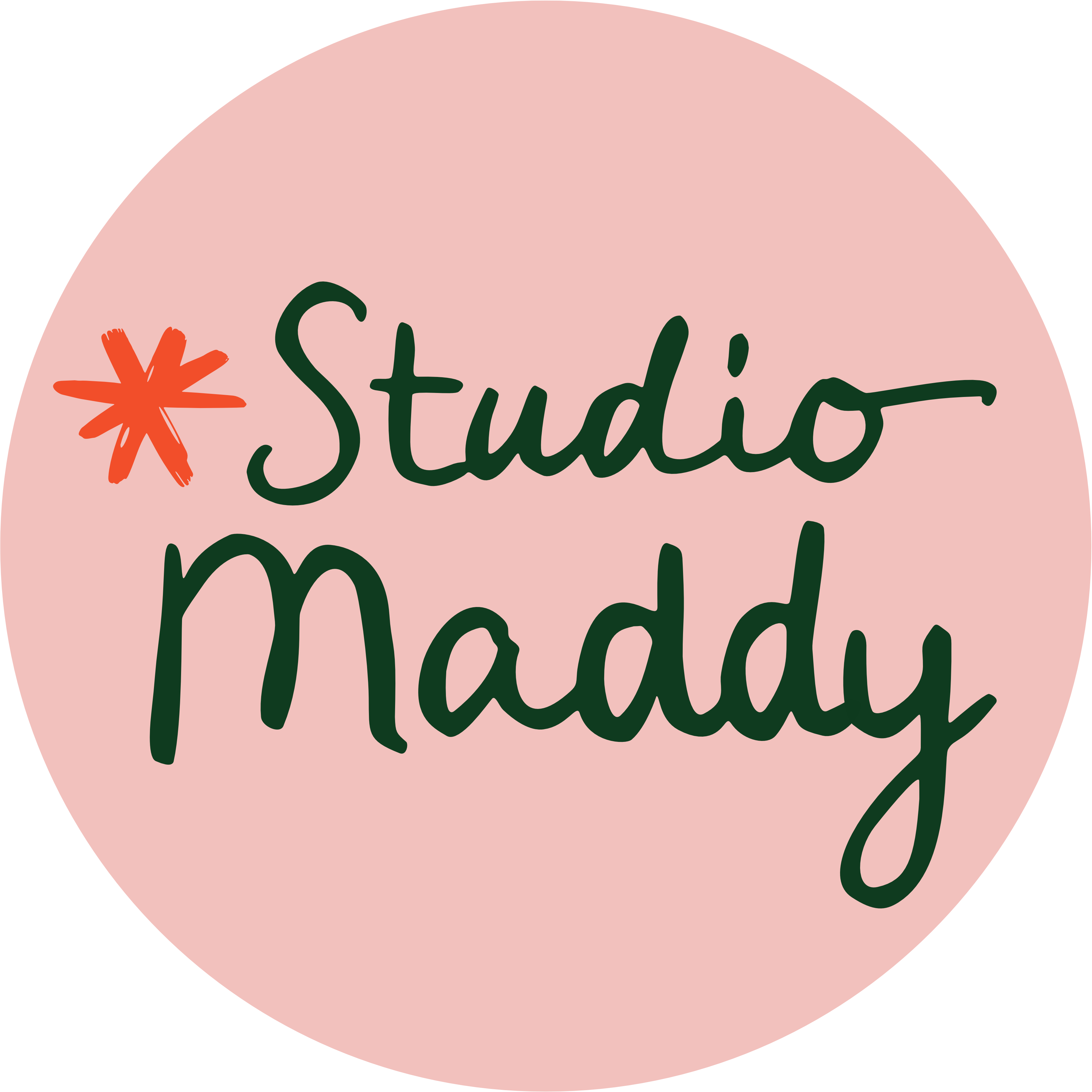 Studio Maddy logo 23_petit rond Studio Maddy - Logo rose