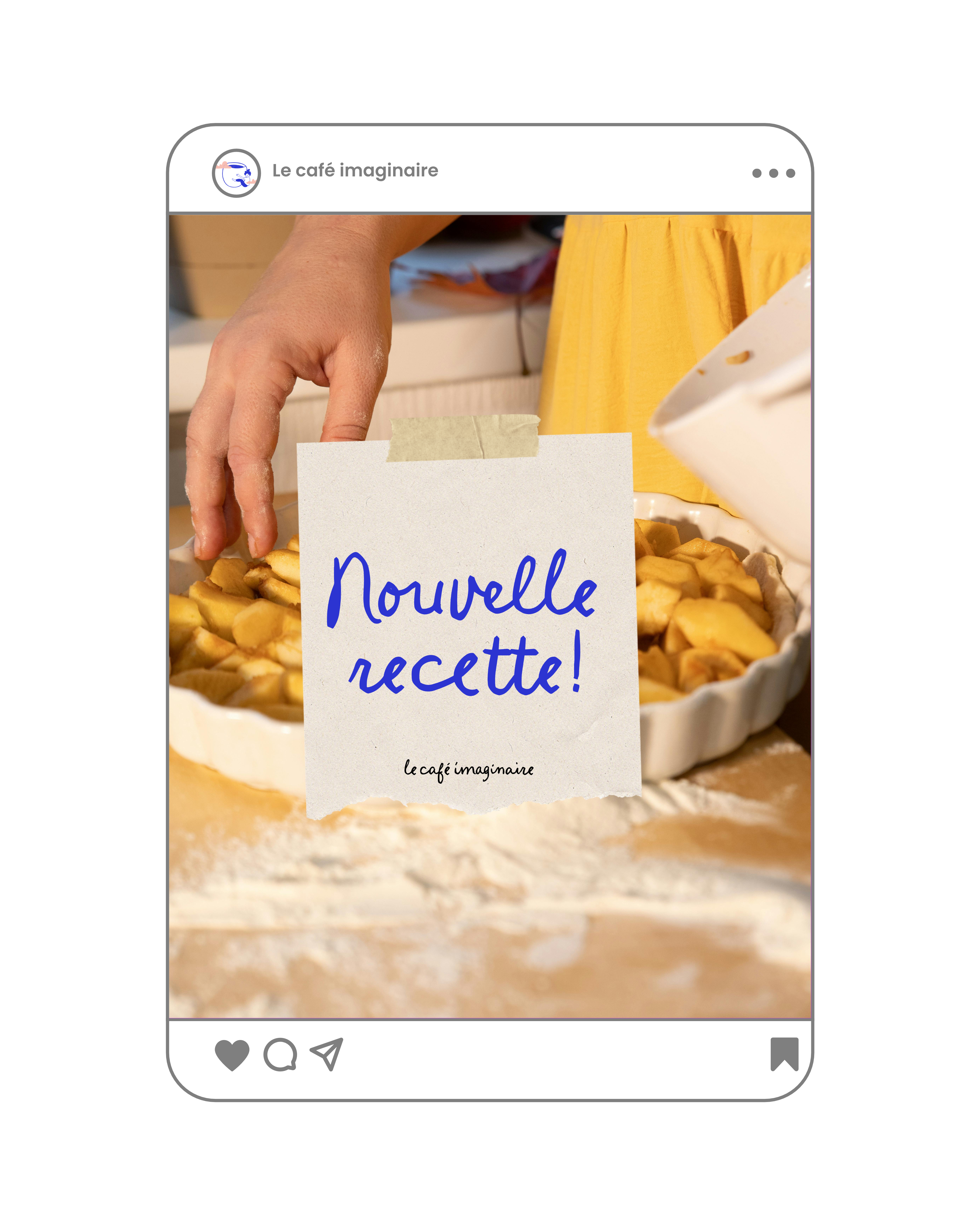 Image-carré Publication instagram avec une mise en page
