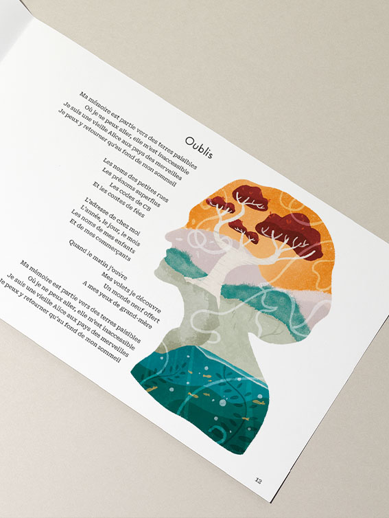 vue-de-haut-d'un-livre-avec-une-illustration-d'une-dame